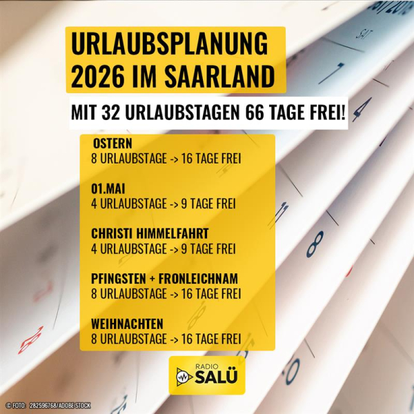 Urlaubsplanung 2026 im Saarland 
