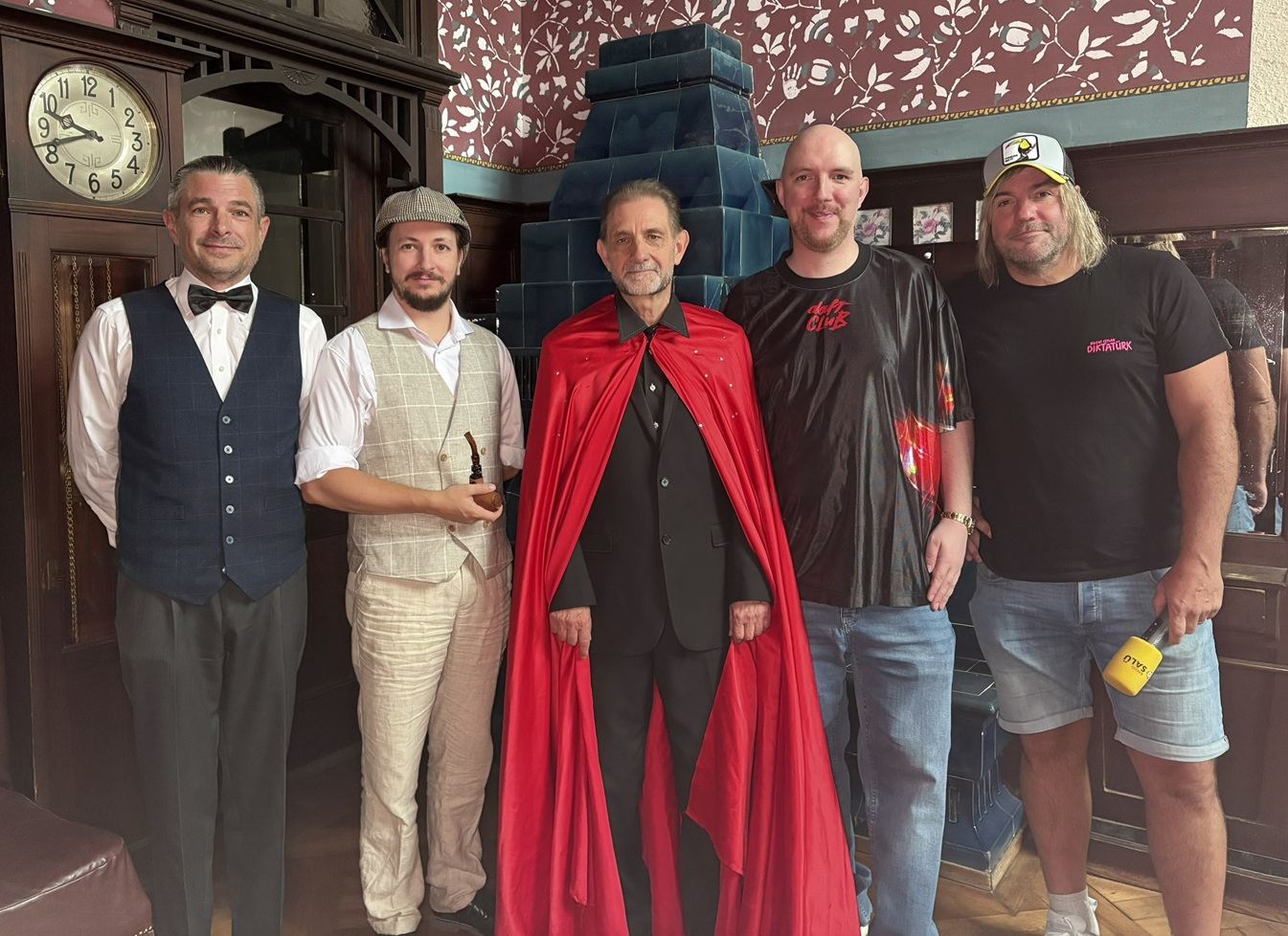 Dracula trifft Sherlock Holmes: Wir waren beim Filmdreh dabei